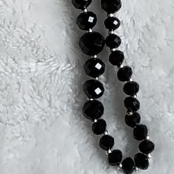 White House Black Market Long Glass Bead Necklace - Picture 5 of 5